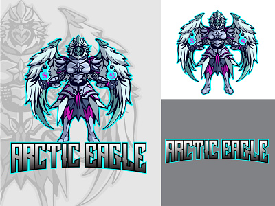 Custom logo arctic eagle esport for client