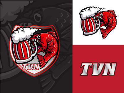 Custom logo Piranha logo esports africa amazon angryfish artworkesports crazy crazyfish customillustration deep fish fishing indonesian japan killanymore redfish redlogo redspirit river sea ship youngsdtudio