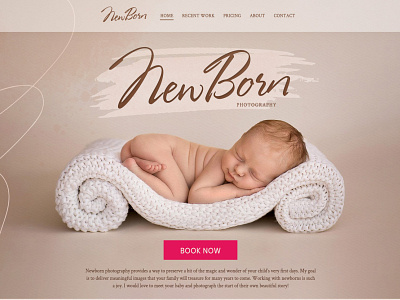 NewBorn website design