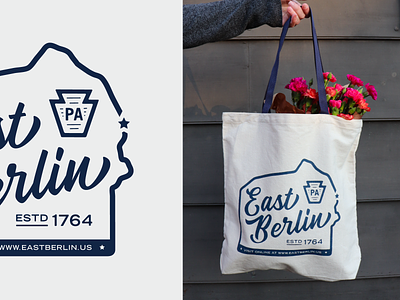 It's in the Bag adams bag brand branding county design icon logo mark pennsylvania vector