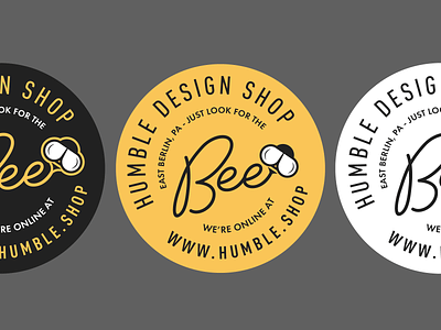 Circular Bees-oning bee brand branding design humble icon illustration logo mark vector