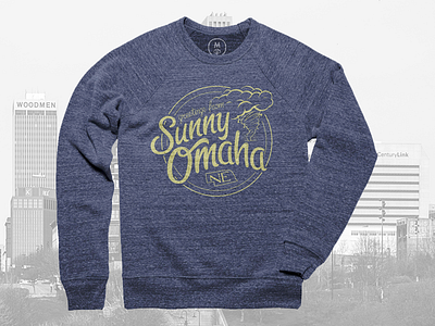 Greetings from Omaha bureau cotton greetings omaha pullover shirt sunny sweatshirt