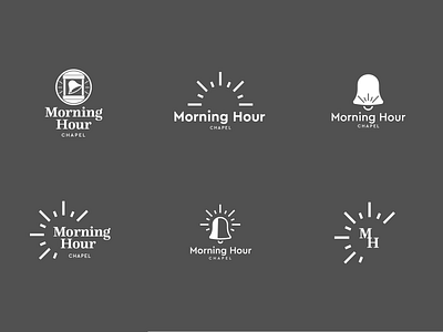 Early Morning Concepts bell brand church light logo mark morning sun