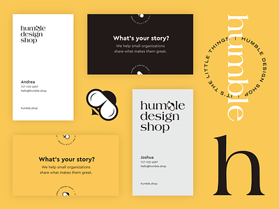 More buzz bee brand branding business card card design humble logo mark story typography vector