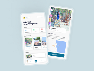 Geographic Information System App branding design ui ux