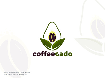 coffeecado 3d animation avocado branding branding design business logo coffee design eco-friendly graphic design illustration logo logo design minimal logo minimalist logo motion graphics organic ui