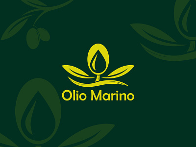 Olio Marino 3d animation branding branding design business logo creative design graphic design green icon illustration logo logo design minimal logo minimalist logo modern motion graphics olive olive oil ui