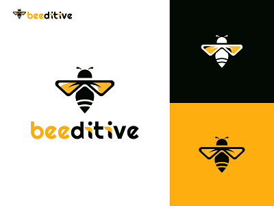 Creative Logo Design - beeditive 3d animation bee logo branding branding design business logo creative design graphic design icon illustration logo logo design minimal logo minimalist logo modern motion graphics ui wax