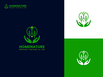 Creative Minimal Logo Design | HOMENATURE