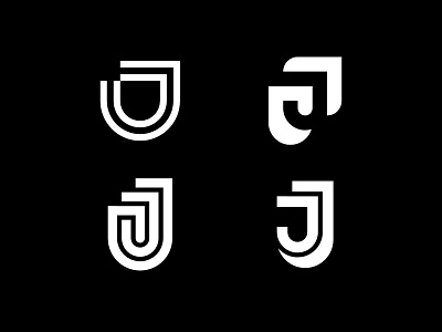 J + shield branding clean design flat graphic design illustration letter j logo minimal shield simple typography