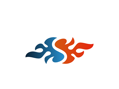 Sire logo branding clean design fire flat graphic design letters logo minimal vector