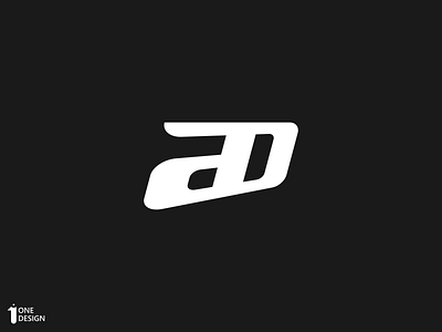 Letter aD branding clean design dynamic flat graphic design letter ad logo minimal vector