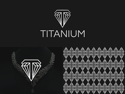 T diamond branding clean design diamond flat graphic design logo minimal t letter titanium vector