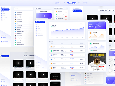 Cryptocurrency Dashboard Design