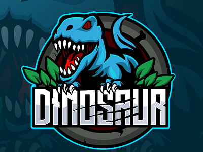 Dinosaur dinosaur esports gaminglogo logo mascotlogo