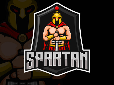 SPARTAN cartoon esports gaming gaminglogo illustration logo mascotlogo spartan spartan logo