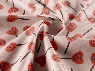 Valentine Candies Seamless Pattern