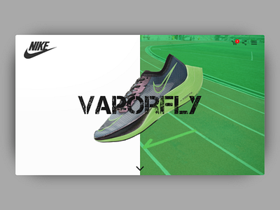 Nike Vaporfly web design app design nike software ui ui design uiux ux design vaporfly web web design