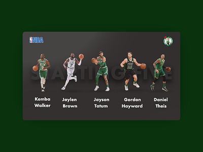 Boston Celtics web design