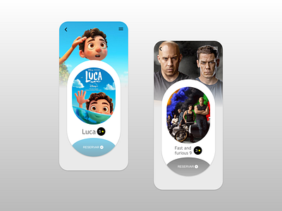 Cinema App - Concept Design app design ui ui design uiux ux ux design