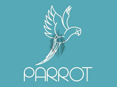 Parrot logo animal art bear design golden rasio ilustrasi logos