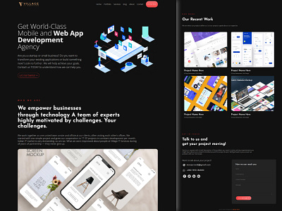 Corporate web agency landing page design with Divi branding design divi divi theme figma to wordpress landing page landing page design ui website website design wordpress wordpress website