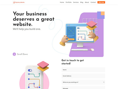 Web design & development agency landing page design agency branding company design divi divi expert divi theme it firm ui web designer web developer website wordpress