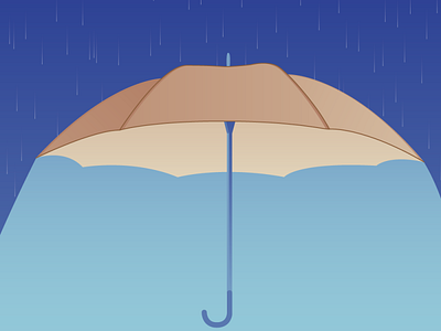Umbrella design illustration illustrator umbrella