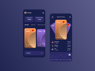 Financial app ui app app design app ui application design financial financial app mobile app mobile ui ui concept ui design