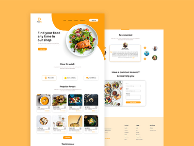 Food Landing Page