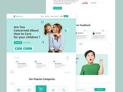 E-Learning Landing page