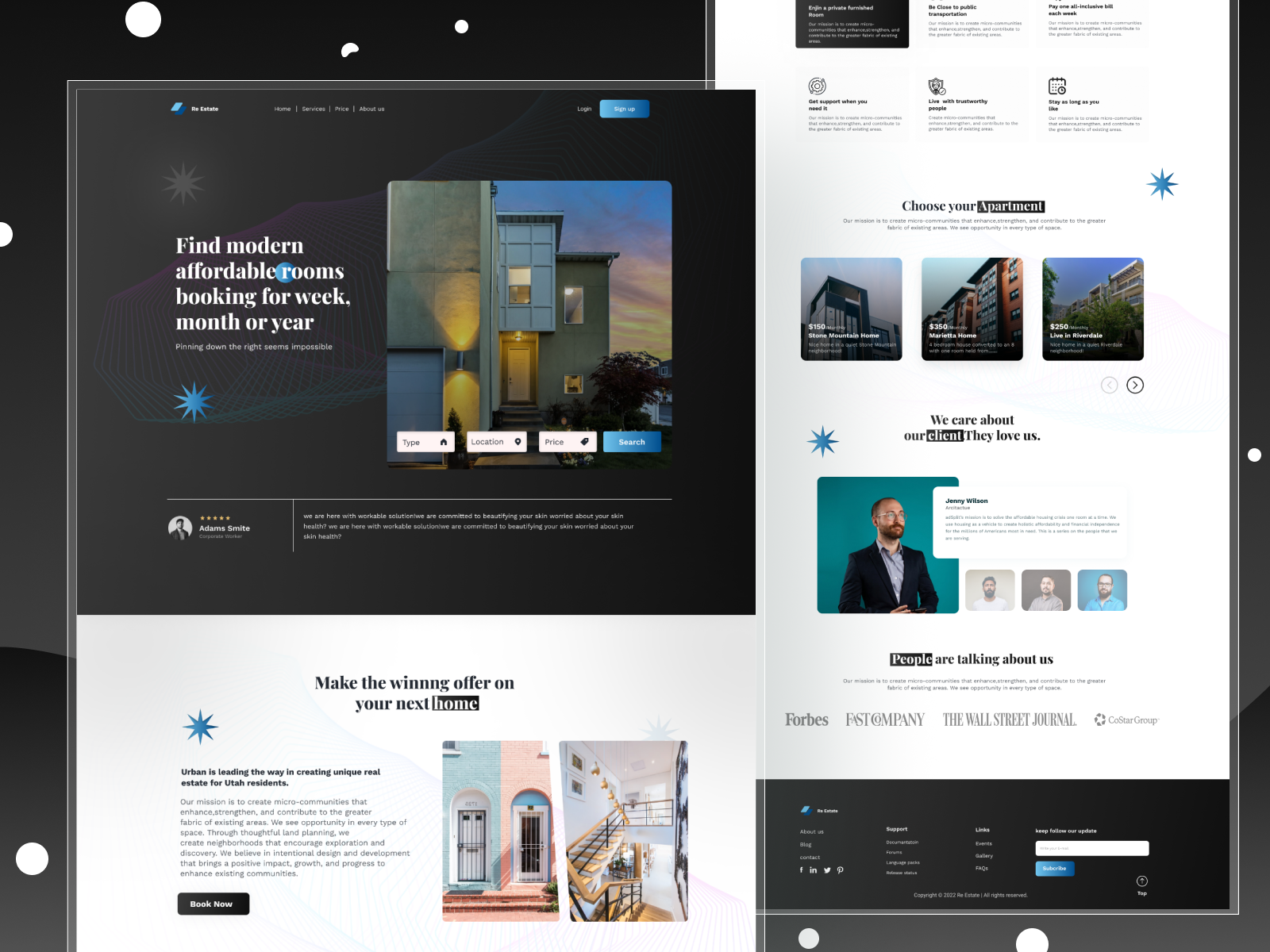 Property Landing page by Naimujjaman on Dribbble
