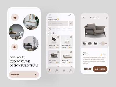 Furniture Ecommerce app
