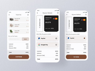 Furniture App - Checkout cart check out checkout e commerce e pay e shop furniture furniture app mobile checkout online shop order pay payment processing shop shopping