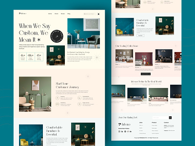 Interior Design Landing Page