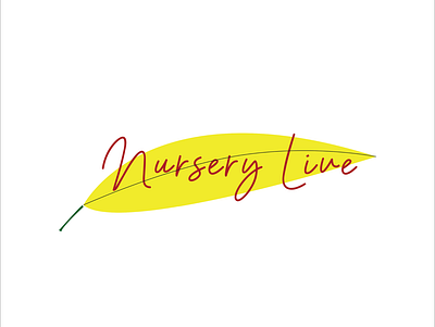 Nurserylive Logo Design branding design flat graphic design illustration illustrator logo minimal typography vector website