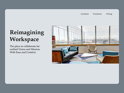 Workspace Web Design branding flat ui ux vector