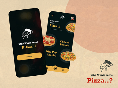 PizzaHub - Food Order Application 3d branding design graphic design illustration logo typography ui ux vector