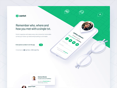 Contxt Landing Page 2.5d animation branding design illustration illustrator isometric landing landing page vector