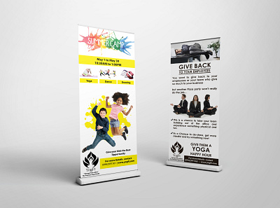 rollup banner design and mock up banner ad branding design rollup rollup banner