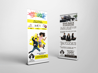 rollup banner design and mock up