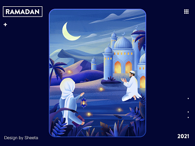Illustration-Ramadan design illustration