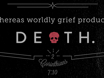Death Defying bible monoweight skull verse vod