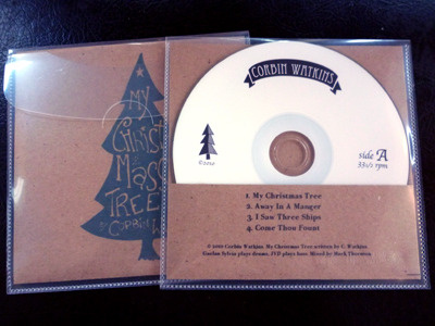 X-Mas Packkkage album design christmas hand drawn snowflake tree typography