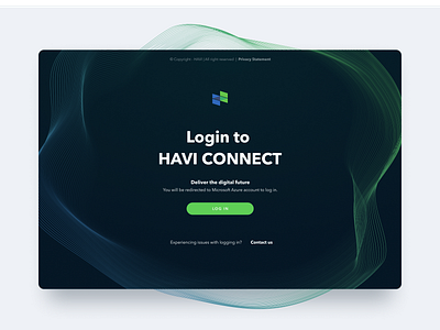 HAVI | Login design digital future e commerce ecommerce login login page register ui ux web