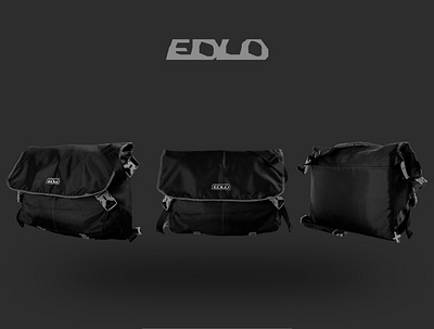 Edlo Noir Messenger Bags dailyuse dailywear everydaycarry industrialdesign messenger bag