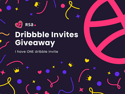 Dribbble Invites Giveaway (Ended) design dribbble giveaway invite ui ux