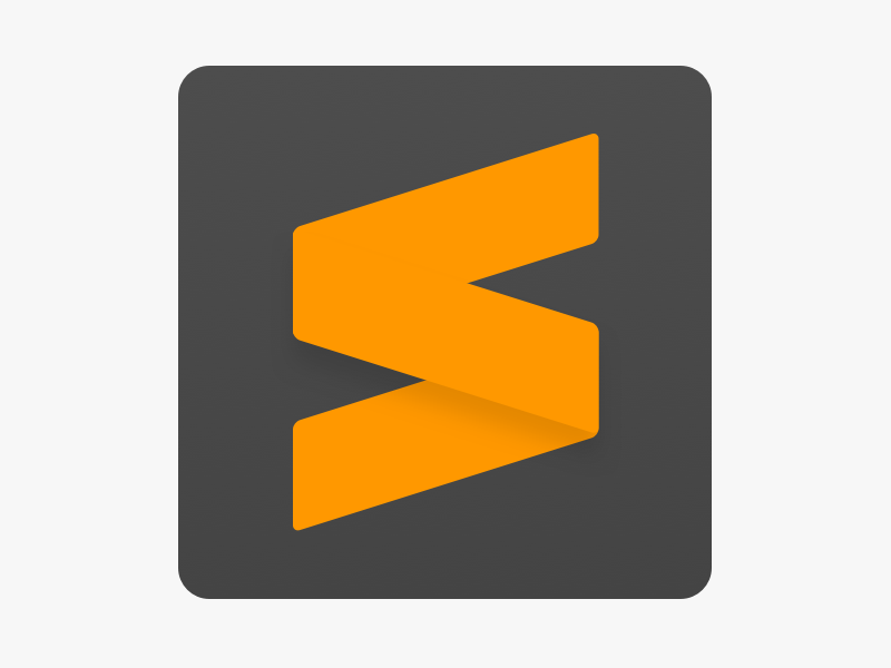 Sublime Text 3 Icon by Mauricio Wolff - Dribbble