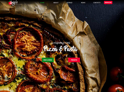 Luigi's - WebSite X5 Pro Theme app design incomedia logo pizza stiac template template design templatedesign ux webdesign website websitex5 www www.stiac.it