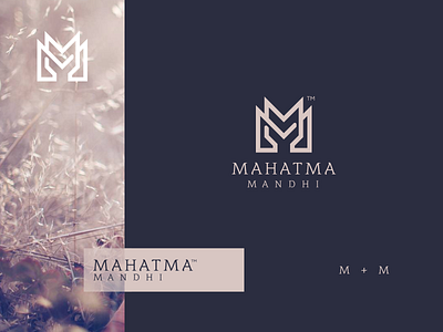 Mahatma Mandhi app branding design flat icon logo minimal ui ux vector